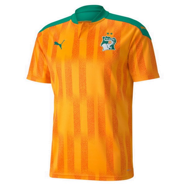 Authentic Camiseta Costa Marfil 1ª 2020 Naranja